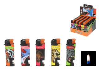 Adamo lighter Piezo animals with bottle opener refillable 