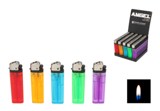 Angel Einweg Reibrad Transparent 5 Farben