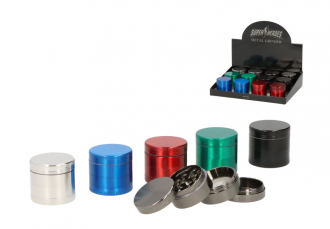 Dreamliner grinder, 4 pieces, metal, Ø 30mm, H. 29mm, assorted colors