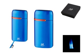 Winjet Feuerzeug 3xJet Kaprun blau mit Bohrer 8mm