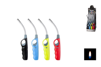 Eurojet Stabfeuerzeug Flex Piezo, 4 Farben, 27cm