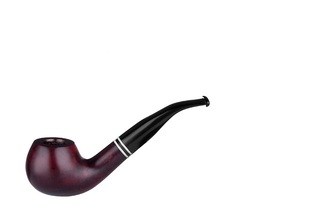 Angelo Pfeife Capri rotbraun gebogen mit Ring