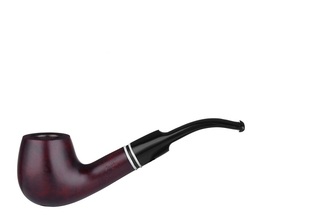 Angelo Pfeife Capri rotbraun gebogen mit Ring