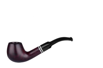 Angelo Pfeife Capri rotbraun gebogen mit Ring