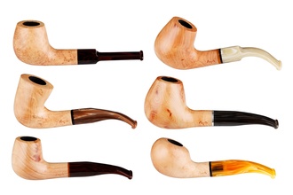Angelo Pfeifen Florenz 9mm Natur Sort. farbiges Mundstück