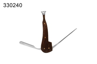 Angelo Pfeifenbesteck, Pfeifenform, Edelstahl/Holz 3tlg.