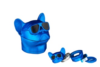Super Heroes Grinder 4tlg. Hund mit Brille blau