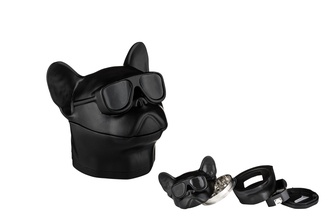 Super Heroes Grinder 4tlg. Hund mit Brille schwarz