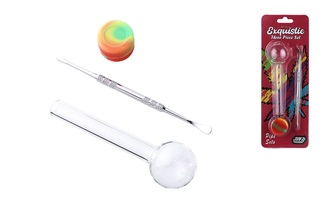 Dreamliner Glasspipe Glas Oilpipe Set