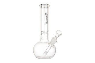 Super Heroes Glasbong Ice Kugel transp, H.25,5cm, Ø3cm, Glaschillum 18er Schliff