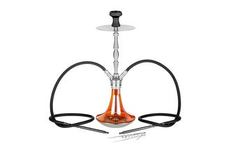 Super Heroes Shisha Edelstahl 2er 70cm, Clicksystem