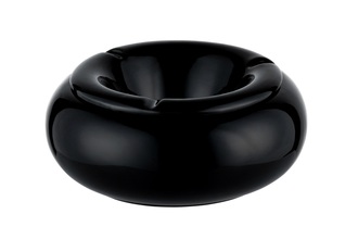 Angelo Windaschenbecher, Keramik schwarz, Ø18cm