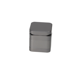 Super Heroes Grinder 4tlg. Metall Würfel grau, 5,5cm, H. 6cm