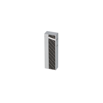 Caseti lighter Jet black-carbon/chrome