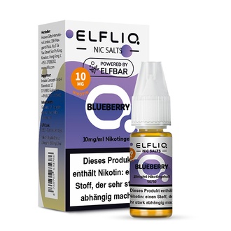 ELFBAR Elfliq SALT Liquid 10mg Blueberry 10ml