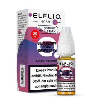 ELFBAR Elfliq SALT Liquid 20mg Blueberry Sour Raspberry 10ml