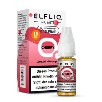 ELFBAR Elfliq SALT Liquid 10mg Cherry 10ml