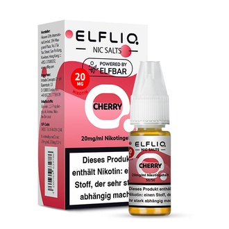 ELFBAR Elfliq SALT Liquid 20mg Cherry 10ml