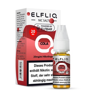 ELFBAR Elfliq SALT Liquid 20mg Cola 10ml