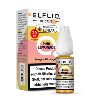 ELFBAR Elfliq SALT Liquid 20mg Pink Lemonade 10ml