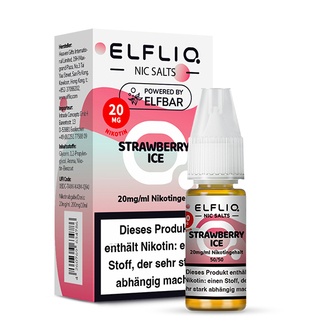 ELFBAR Elfliq SALT Liquid 20mg Strawberry Ice 10ml
