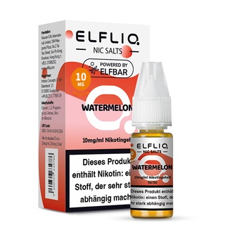ELFBAR Elfliq SALT Liquid 10mg Watermelon 10ml