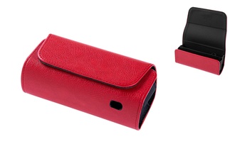 Etui für IQOS Lederimitat rot