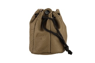 Tobacco Pouch Leather 11cm olive