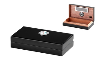 Angelo Humidor schwarz matt 19,8x10,9x4,3 cm