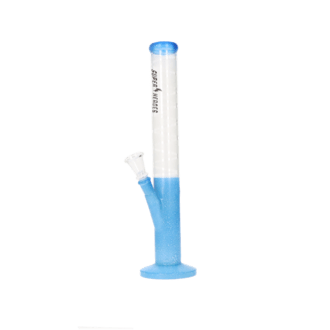 Super Heroes Glasbong  "Playbong",H.36 cm,Ø 4,0cm,Glaschillum,14,5 Cut