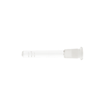 Glass plug-in chillum with Ulta Diffuser Downsteam, 10.5 cm, total length: 11.5 cm, 14.4 mm cut