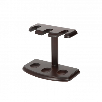 Pfeifenständer Holz braun 3er 