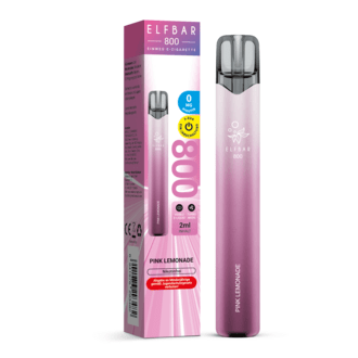 ELFBAR 800 Einweg E-Zigarette Nikotinfrei Pink Lemonade ca.800 Züge