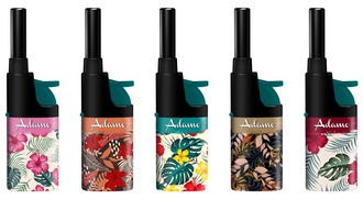 Adamo Mini Stabfeuerzeug Piezo Flowers nachfüllbar