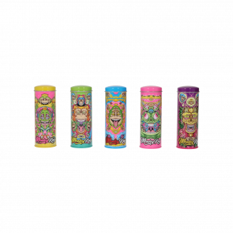 Monkey King metal box round incl. Clipper FZ, Cone Tube, Filter Tips, Paper