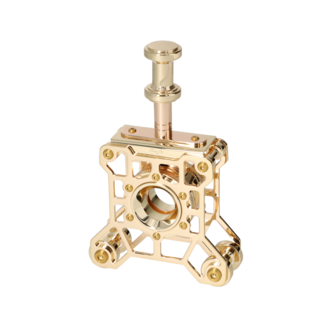 Angelo Tischabschneider goldfarben, LxBxH 10,5x4x16cm, Ring 59