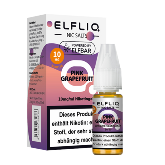 ELFBAR Elfliq SALT Liquid 10mg Pink Grapefruit 10ml