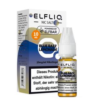 ELFBAR Elfliq SALT Liquid 10mg Blue Razz Lemonade 10ml