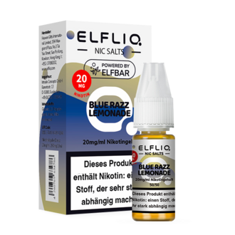ELFBAR Elfliq SALT Liquid 20mg Blue Razz Lemonade 10ml