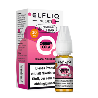 ELFBAR Elfliq SALT Liquid 10mg Cherry Cola 10ml