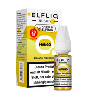 ELFBAR Elfliq SALT Liquid 20mg Mango 10ml
