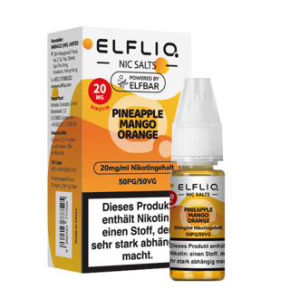 ELFBAR Elfliq SALT Liquid 20mg Pineapple Mango Orange 10ml