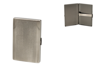 Caseti Zigaretten Etui 7er, silberfarben antik Venetian, Clip