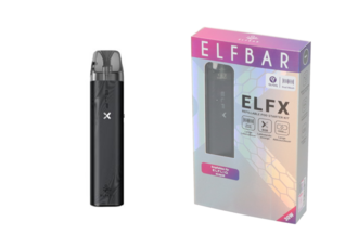 ELFBAR ELFX Refillable Starter Kit, black, 1000mAh, 2ml