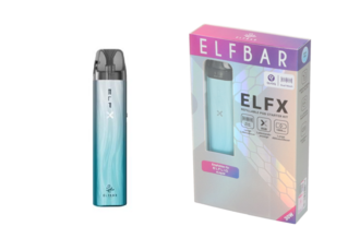 ELFBAR ELFX Refillable Starter Kit, silver blue, 1000mAh, 2ml