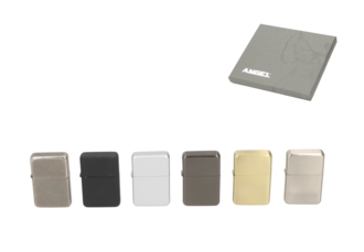Angel Benzin Feuerzeug verschiedene Farben 5,5cm