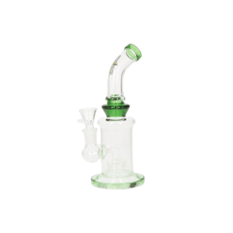 Super Heroes Glasbong mit Diffusor, H.22cm, Ø 25mm, Glaschillum 14,5 Schliff