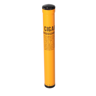 Angelo Zigarren Tube 1er alu, orange